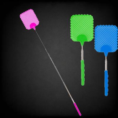 ASSORTED COLOR EXTENDING FLY SWATTER 12/DISPLAY