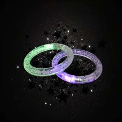 ASSORTED COLOR LED ACRYLIC BUBBLE BRACELET 