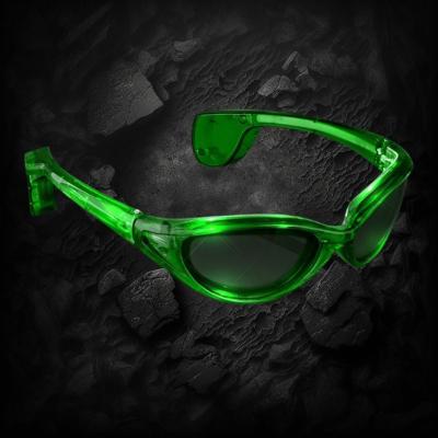 GREEN LED SUNGLASSES