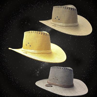 ASSORTED COLOR STRAW SUN HAT 