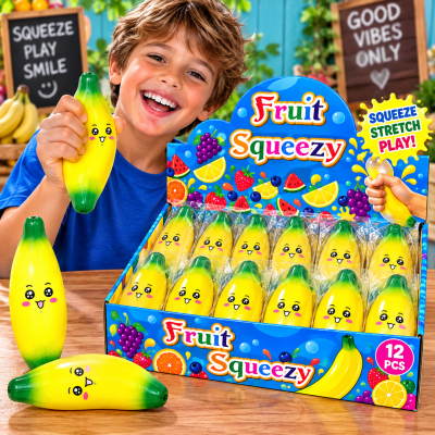 SQUISHY WHIPPED FOAM FILLED BANANA