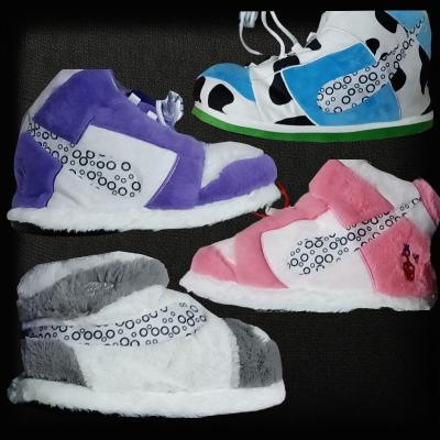 ASSORTED STYLE PLUSH OVER SIZED SLIPPERS