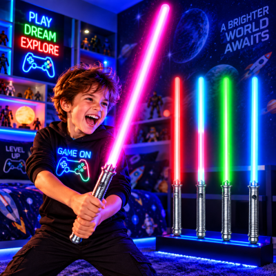 ASSORTED COLOR SINGLE FUNCTION SPACE SWORD