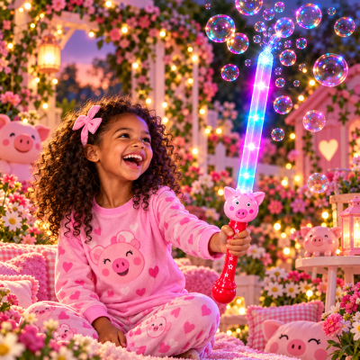 LED PIGGY BUBBLE SWORD