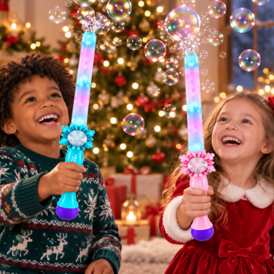 LED SNOWFLAKE BUBBLE SWORD
