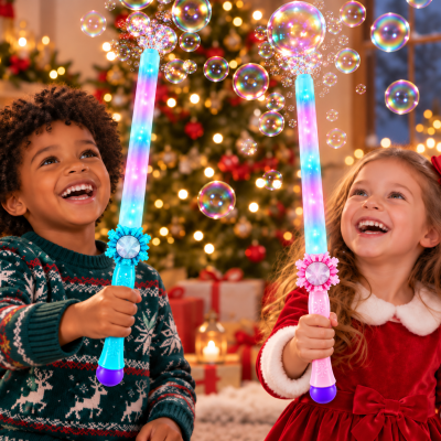 LED SNOWFLAKE BUBBLE SWORD