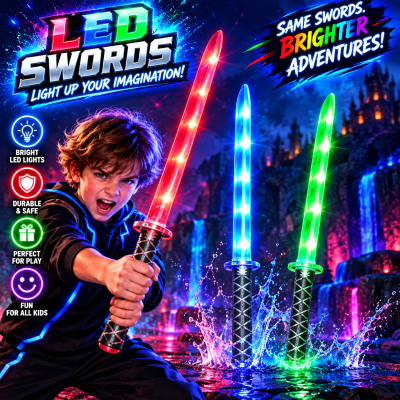 LED NINJA SWORD - ASSORTED COLOR