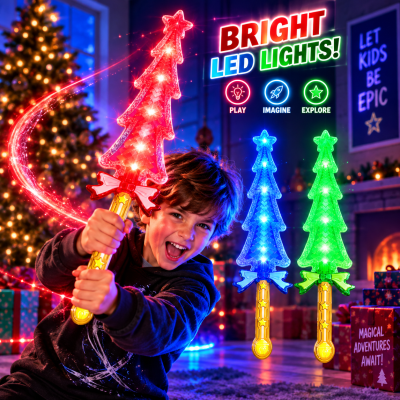 LED FLASHING ASSORTED COLOR TREE SWORD