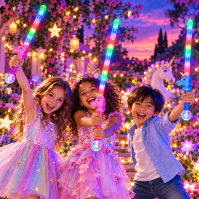 LED ASSORTED COLOR UNICORN SWORD