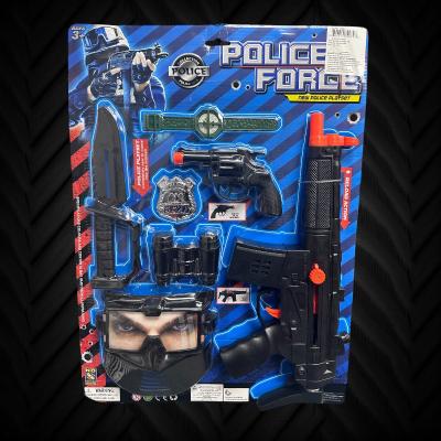 CARDED POLICE GUN PLAY SET