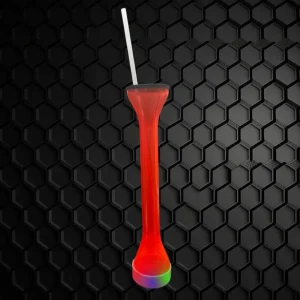 12 Oz Clear Yar Glass With Multi-Color LED Lights