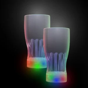 12 Oz LED Multi-Color Coke Shaped ACrylic Drinking Glass