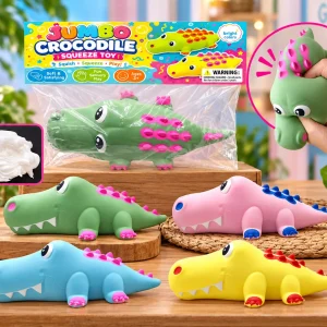 13" Assorted Color Flour Crocodile