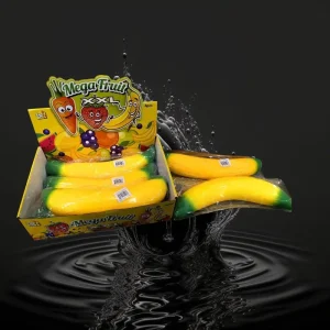16" Jumbo Shaving Foam Squishy Banana 6/Display