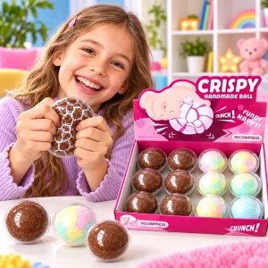 2.8" Assorted Crispy Crunchy Wax Squishy Ball