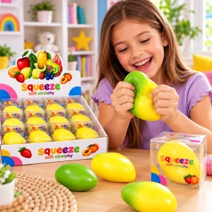 3.5" Color Changing Crunchy Mango Squishy