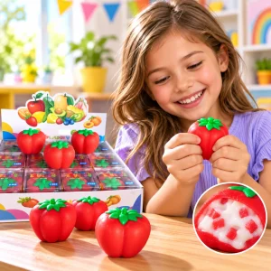 3" Chrunchy Red Pepper Squishy