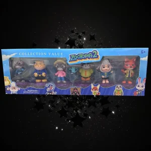 4" Assorted Collectable Zoo Character Boxed Set