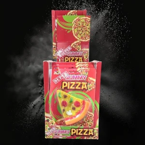 5.29 OZ Super Gummy Pizza Display (12 Units)