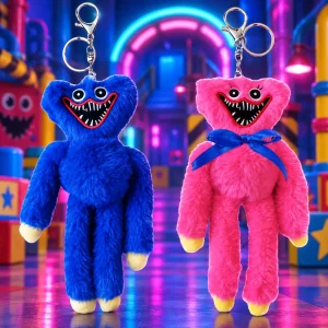 7.5" Plush Assorted Color Huggy Wuggy Key Chain