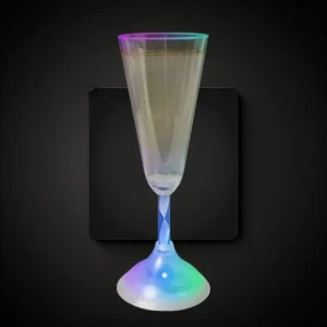 7 Oz Multi-Color LED Drinking Champagne Glass