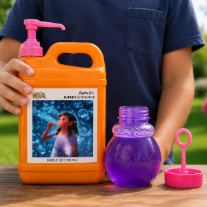 85 oz Bubble Solution Refill for Bubble Blowers with Dispenser Pump