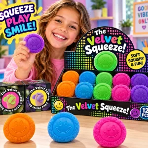 Assorted Color Fluffy Squeeze Ball
