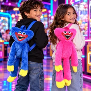 Assorted Color Huggy Wuggy Plush Back Pack
