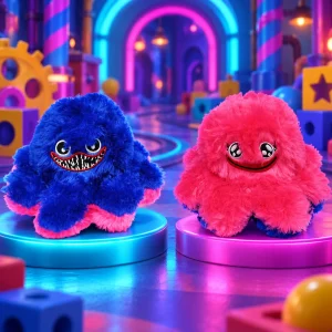 Assorted Color Huggy Wuggy Plush Flip Octopus Toy