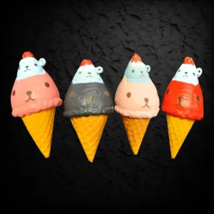 Assorted Color Icecream Cone Squishy