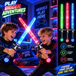 Assorted Color LED Bubble Ninja Sword