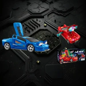 Assorted Color LED Drifting Transforming Car with Lights and Music