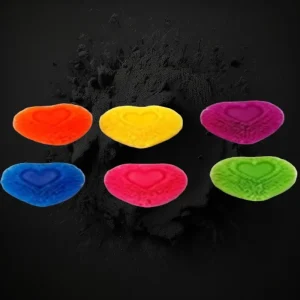 Assorted Color LED Hear Puffer Ball