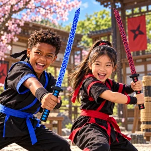 Assorted Color LED Prism Katana Sword No Sound