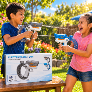 Assorted Color Rechargable Electric Shark Water Gun