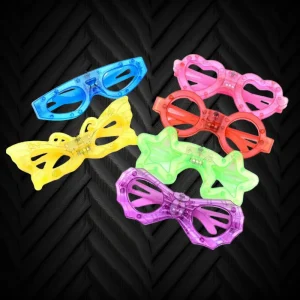Assorted Color/Shape Flashing Kids Sunglasses