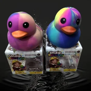 Assorted Color Squishy Super Soft Butter Filled 7" Duck
