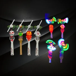 Assorted Halloween Windmill Wand
