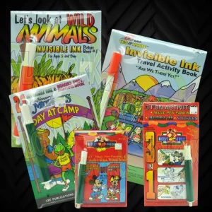 Assorted Invisible Ink Activity Pads