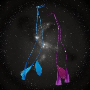 Assorted Style/Color Clip IN Hair Feather Braids