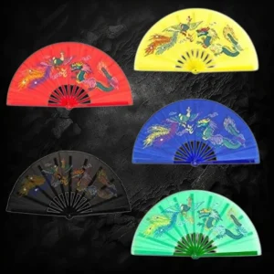 Assorted Style Printed Jumbo Hand Fan Sz-36
