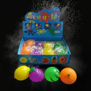 Assorted Style Splat Fruit Grape, Melon, Orange, Lemon