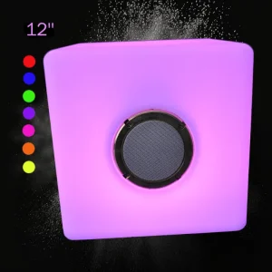 Big LED Cube with Bluetooth Speaker