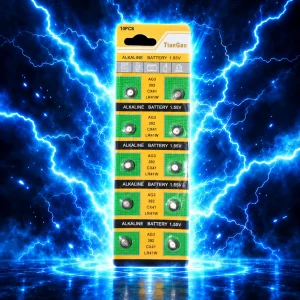 Bulk Packed AG3 Batteries on Trays of 100