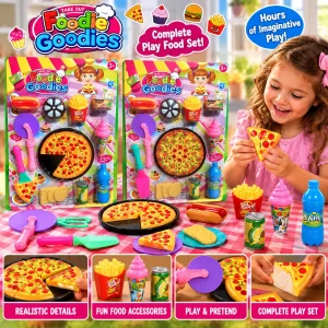 Carded Toy Pizza Set