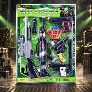 Counterstrike Military Carded Weapon Play Set With ACcessories