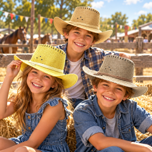 Cowboy Straw Sun Hat