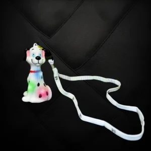 Dalmatian Flashing Charm with Non Flashing Lanyard