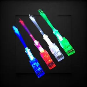 Fiber Optic Finger Rings (Package Of 4)