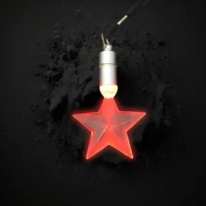 Flashing ACrylic Star Necklace